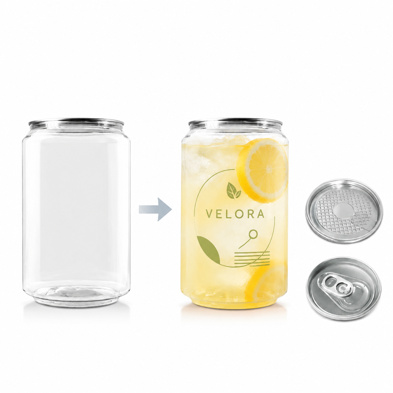 250ml-A PET Cans (Box of 200)