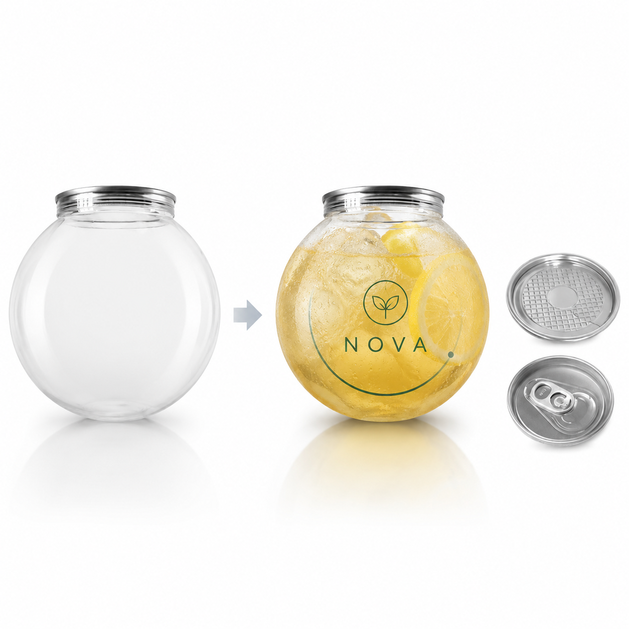 250ml-B PET Cans (Box of 200)