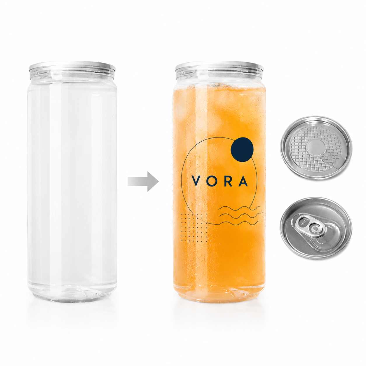300ml-B PET Cans (Box of 100)
