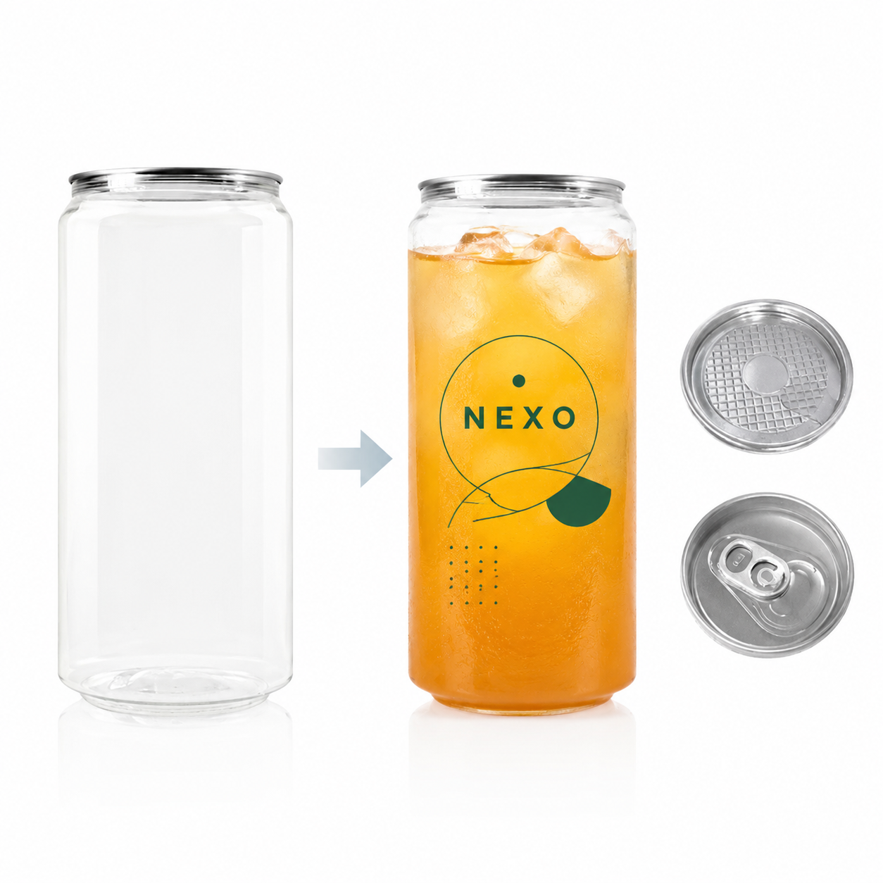 400ml-A PET Cans (Box of 100)