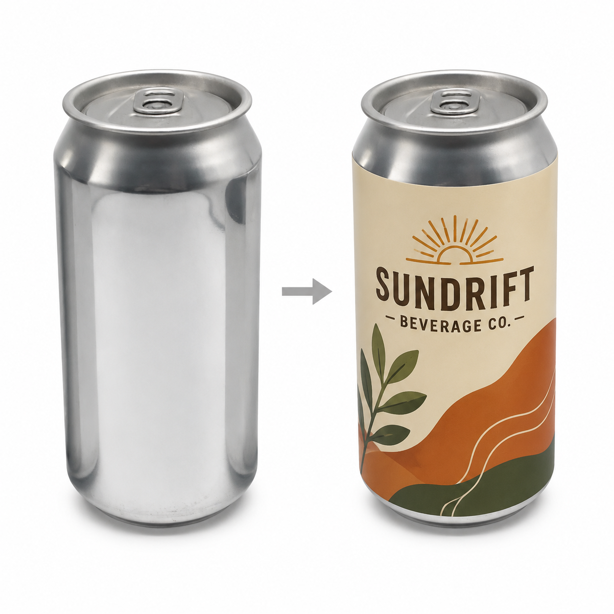 330ml Aluminum Cans (Box of 100)
