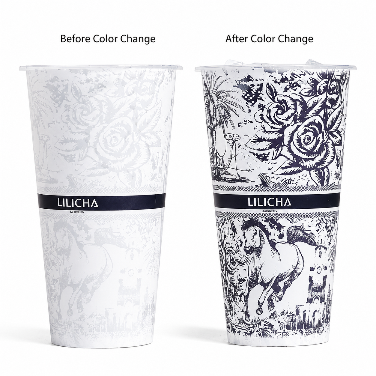 Custom Thermochromic Color Changing Plastic Cups