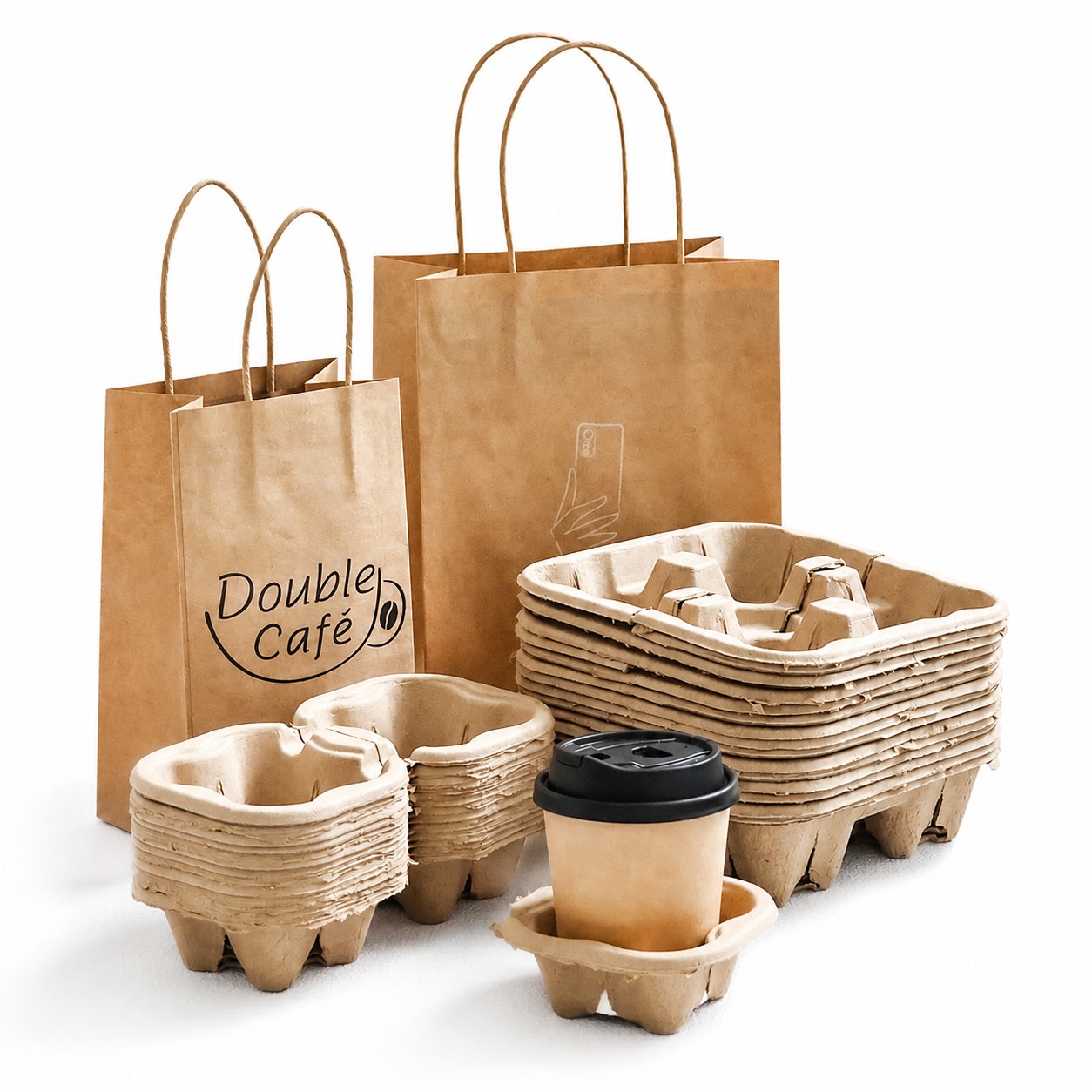 Custom Paper Bags & Cup Holders
